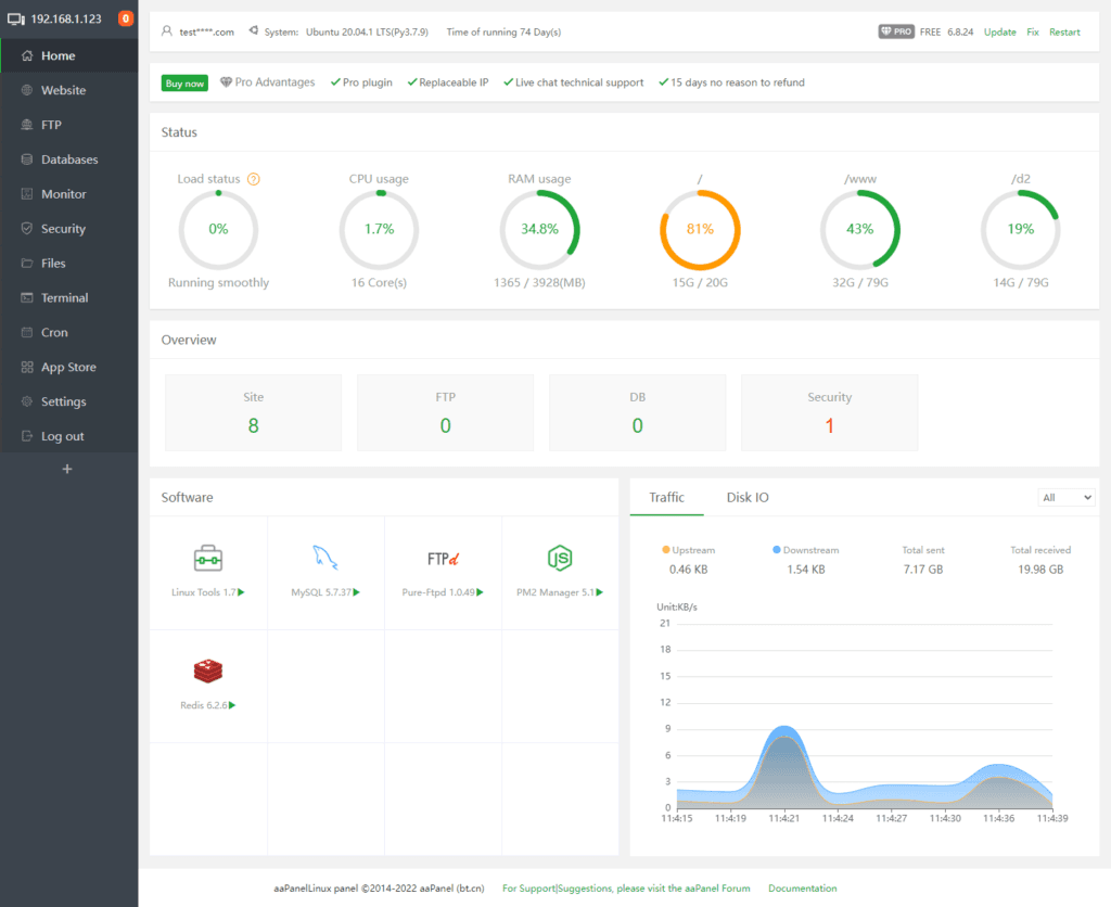 Cara Install aaPanel sebagai Kontrol Panel VPS 5 Cara Install aaPanel sebagai Kontrol Panel VPS