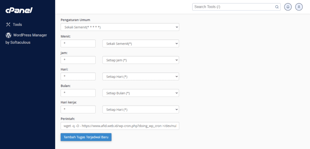Cara Setting Cron Job Real Time di WordPress
