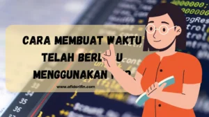 Cara Membuat Waktu Telah Berlalu Menggunakan PHP
