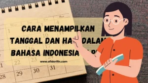 Cara Menampilkan Tanggal dan Hari dalam Bahasa Indonesia di PHP