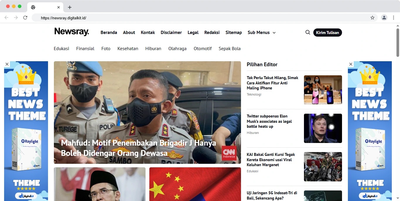 5 Tema WordPress Premium Indonesia Terpopuler