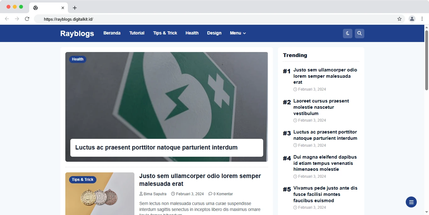 5 Tema WordPress Premium Indonesia Terpopuler